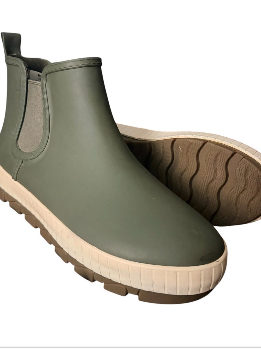 Sperry Torrent Chelsea rain Boots in Olive Size 11 - Picture 3 of 5
